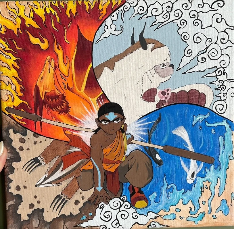 Custom Canvas Painting example 1